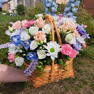 Композиции в корзинах